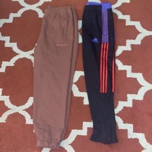 2 adidas large sweats (retail 170)